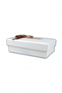 TIE BOX007 White NeckTie Box, NeckTie Gift Box